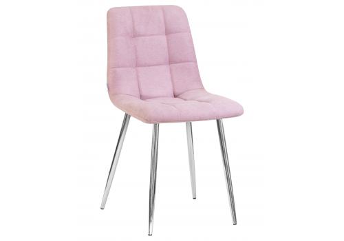  Стул обеденный DOBRIN ALEX, хром ножки, сиреневая ткань (UF860-04B), фото 1 