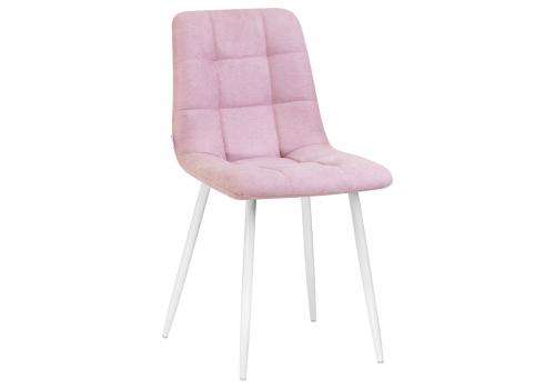  Стул обеденный DOBRIN ALEX, белые ножки, сиреневая ткань (UF860-04B), фото 1 