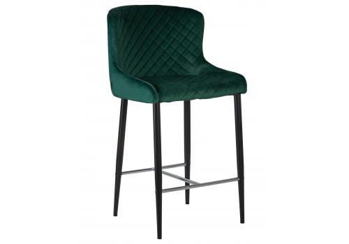  Стул полубарный DOBRIN CHRISTIAN'65, черные ножки, зеленый велюр (V108-64), фото 1 