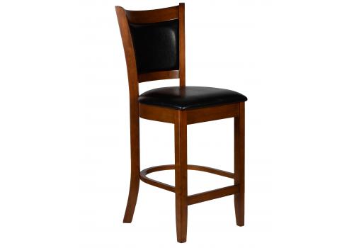  Стул полубарный DOBRIN GARRY COUNTER, шоколад, черный, фото 1 