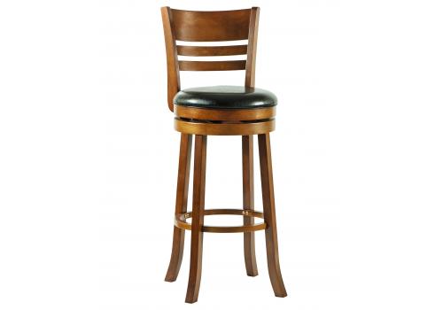  Стул барный DOBRIN WILLIAM BAR, шоколад, чёрный, фото 1 