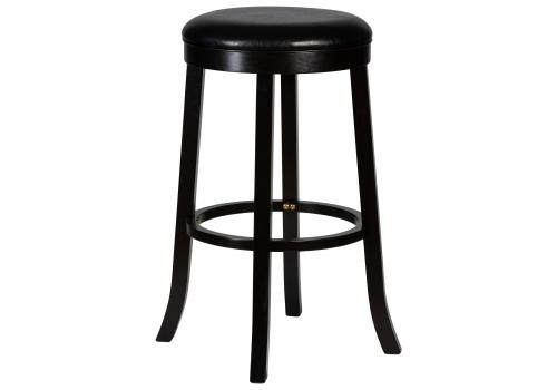  Круглый барный табурет DOBRIN BOB BAR, капучино, черный, фото 1 