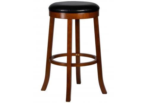  Круглый барный табурет DOBRIN BOB BAR, шоколад, черный, фото 1 