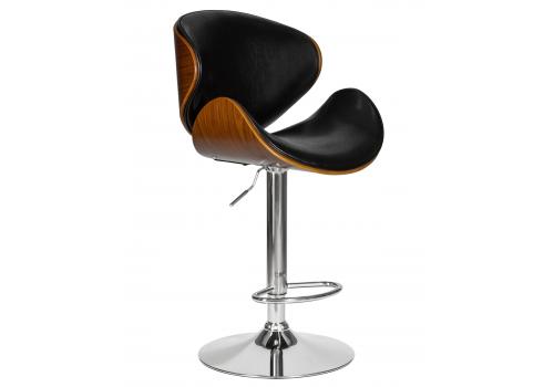  Стул барный DOBRIN JACK, цвет черный глянец PU ABD 002, фото 1 