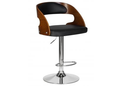  Стул барный DOBRIN NICK, цвет черный PU ABA 001, фото 1 