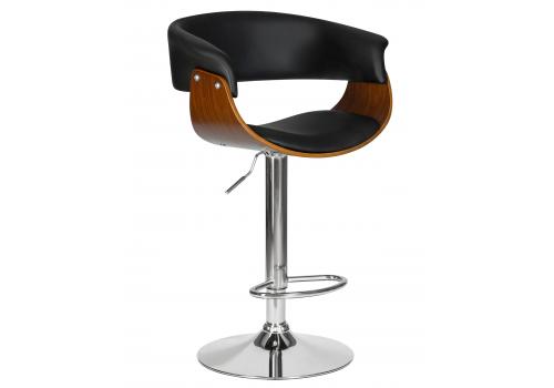  Стул барный DOBRIN OSTIN, цвет черный PU ABA 001, фото 1 