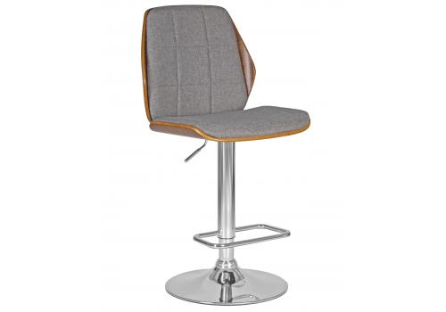  Стул барный DOBRIN PETER, серая ткань AAA 001, фото 1 