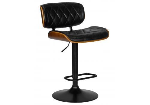  Стул барный DOBRIN MORGAN, цвет черный глянец PU ABD 002, фото 1 