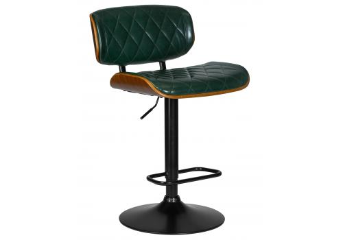  Стул барный DOBRIN MORGAN, цвет зеленый глянец PU 1890-14, фото 1 