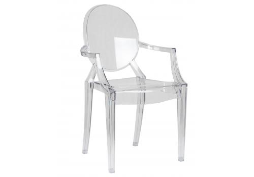  Стул обеденный DOBRIN LOUIS GHOST, цвет прозрачный, фото 1 
