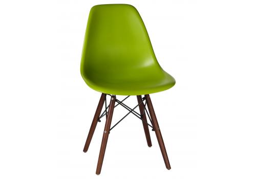  Стул обеденный LMZL-PP623, ножки тёмный бук, цвет сиденья салатовый, фото 1 