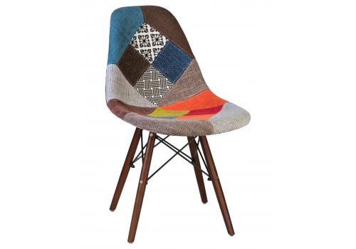  Стул обеденный LMZL-PP623, ножки тёмный бук, цвет сиденья мозаика, фото 1 