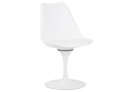  Стул обеденный DOBRIN TULIP, белое основание, цвет белый (W-02), фото 1 