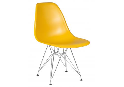  Стул обеденный DOBRIN DSR, ножки хром, цвет горчичный (Y-03), фото 1 