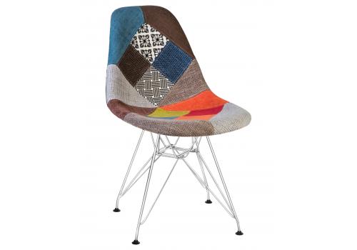  Стул обеденный DOBRIN DSR, ножки хром, цвет мозайка, фото 1 