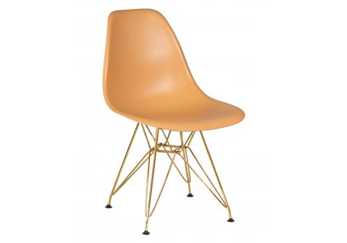  Стул обеденный DOBRIN DSR, ножки золотые, цвет персиковый (NX-Y-06), фото 1 