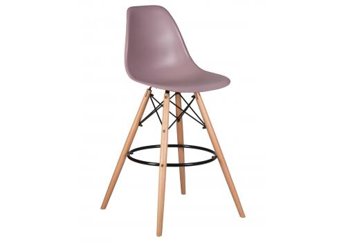  Стул барный DOBRIN DSW BAR, ножки светлый бук, цвет сиреневый (P-04), фото 1 