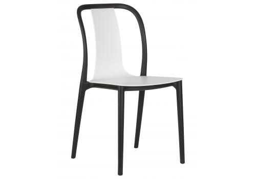  Стул обеденный DOBRIN ADAM, черный/белый, фото 1 