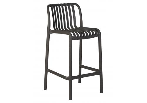  Стул полубарный DOBRIN CHLOE, темно-серый (GR-04), фото 1 