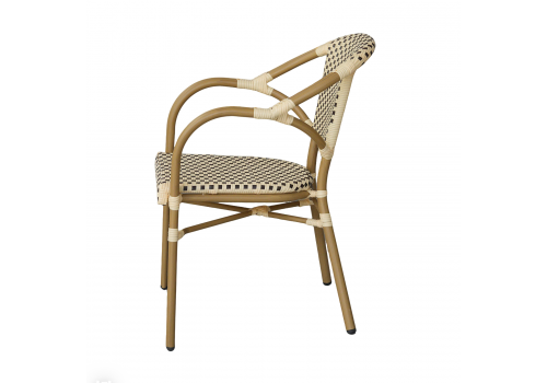  "Кабри" обеденная группа плетеная на 4 персоны, цвет бежево-коричневый, фото 6 