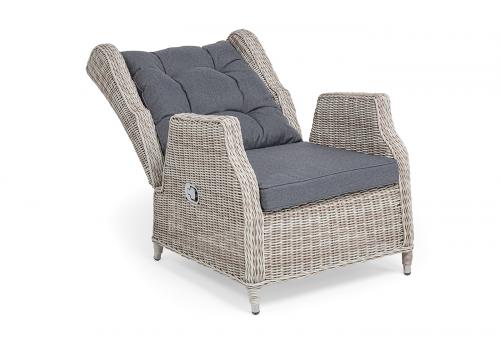  "Форио" кресло раскладное плетеное, цвет бежевый, фото 4 