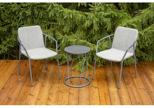  "Марокко" кофейный комплект из алюминия, цвет темно-серый, фото 4 