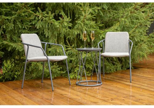  "Марокко" кофейный комплект из алюминия, цвет темно-серый, фото 5 