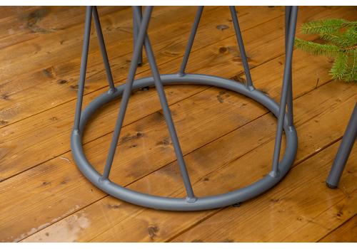  "Марокко" кофейный комплект из алюминия, цвет темно-серый, фото 13 