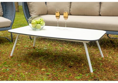  "Фиджи" лаунж-зона 5-местная плетеная из роупа (веревки), каркас алюминиевый темно-серый, роуп синий (KT18-014), фото 15 