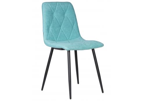  Стул обеденный DOBRIN CHILLY ROMBO, Тиффани Simple 51, основание черное, фото 1 