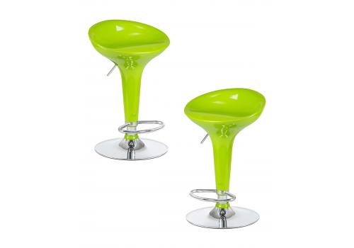  Набор 2 шт Стул барный DOBRIN BOMBA, салатовый, фото 1 