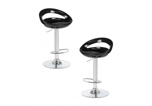 Набор 2 шт Стул барный DOBRIN DISCO, чёрный, фото 1 