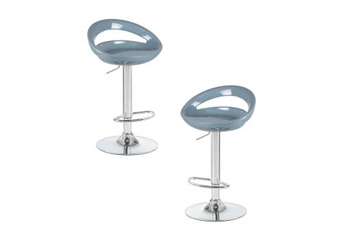  Набор 2 шт Стул барный DOBRIN DISCO, серый, фото 1 