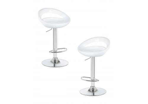  Набор 2 шт Стул барный DOBRIN DISCO, белый, фото 1 