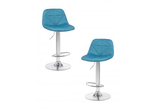  Набор 2 шт Стул барный DOBRIN DINA, синий, фото 1 