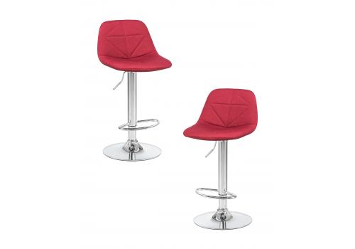  Набор 2 шт Стул барный DOBRIN DINA, бордовый, фото 1 