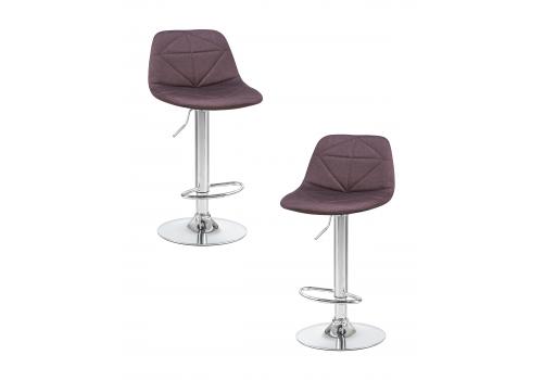  Набор 2 шт Стул барный DOBRIN DINA, коричневый, фото 1 