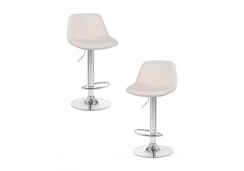  Набор 2 шт Стул барный DOBRIN DINA, кремовый, фото 1 