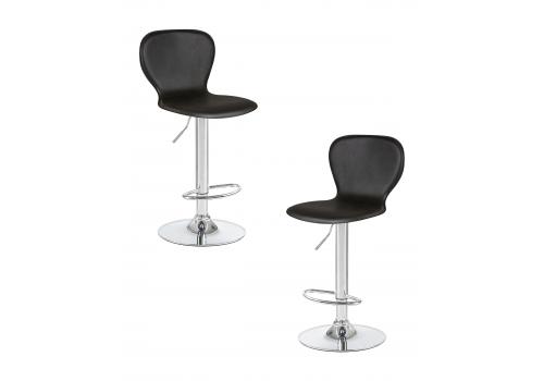  Набор 2 шт Стул барный DOBRIN ELISA, чёрный, фото 1 