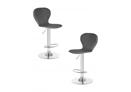  Набор 2 шт Стул барный DOBRIN ELISA, серый, фото 1 