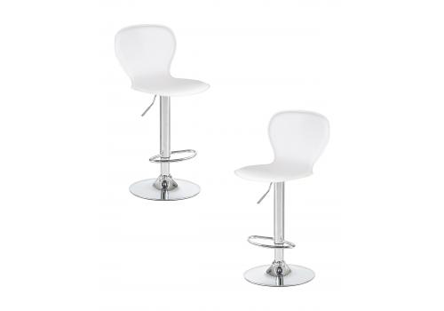  Набор 2 шт Стул барный DOBRIN ELISA, белый, фото 1 