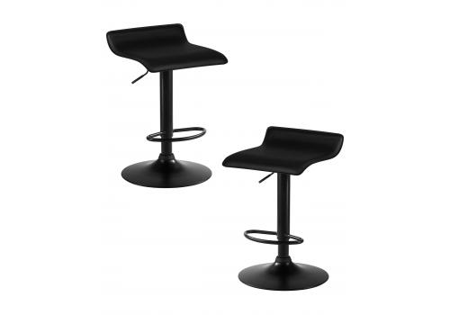  Набор 2 шт Стул барный DOBRIN TOMMY BLACK, чёрный, фото 1 