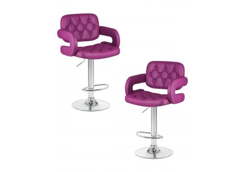  Набор 2 шт Стул барный DOBRIN TIESTO, фиолетовый, фото 1 