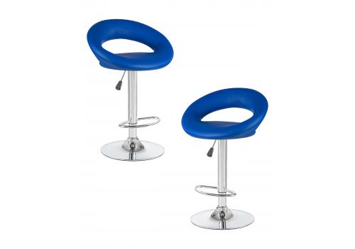  Набор 2 шт Стул барный DOBRIN MIRA, синий, фото 1 