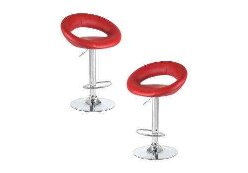  Набор 2 шт Стул барный DOBRIN MIRA, бордовый, фото 1 