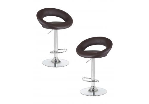  Набор 2 шт Стул барный DOBRIN MIRA, коричневый, фото 1 