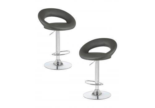  Набор 2 шт Стул барный DOBRIN MIRA, серый, фото 1 