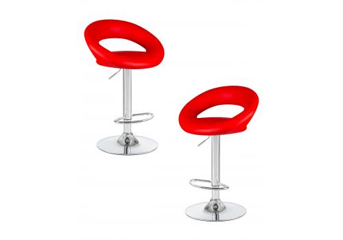  Набор 2 шт Стул барный DOBRIN MIRA, красный, фото 1 