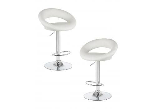  Набор 2 шт Стул барный DOBRIN MIRA, белый, фото 1 