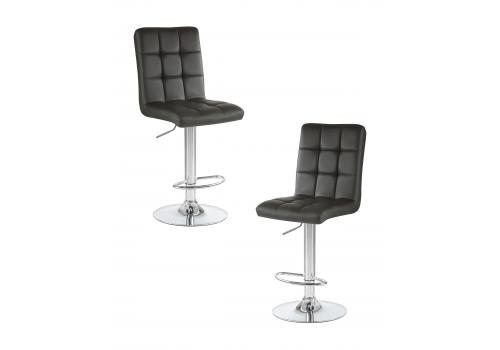  Набор 2 шт Стул барный DOBRIN KRUGER, чёрный, фото 1 